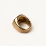 Chunky Bronze Signet Ring