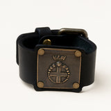 Cross Leather Cuff