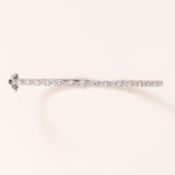 Silver & Diamond Bangle