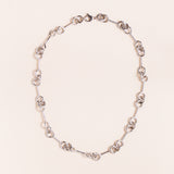 Chunky Circle Loop Sterling Silver Chain Necklace