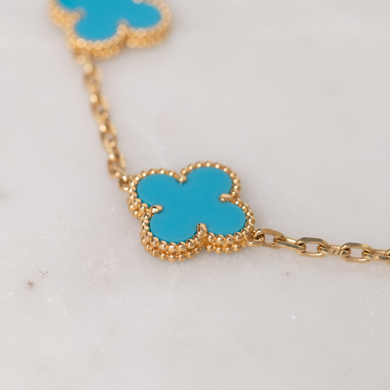 Turquoise Clover Bracelet