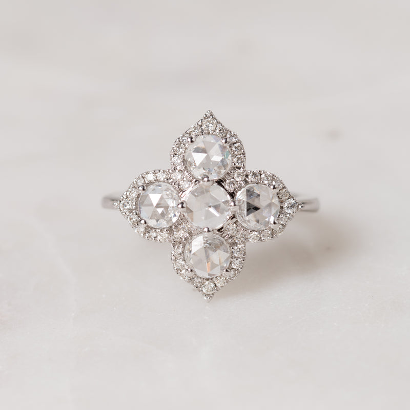 Diamond Clover Ring