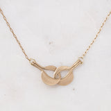 10k Single Peacock Link Charm on 10k Chain