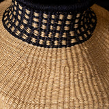 Black Checkered Neck Basket