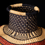 Multi Color Patterned Compressed Basket