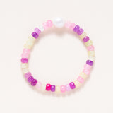 Multi-Colored Dyed Crystal Beads with Precious Pearl