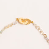 Natural Brown Zircon Necklace with Gold Filled Clasp