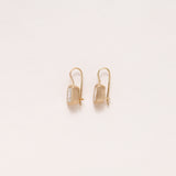 One Carat each Emerald Cut Lab Diamond Earrings