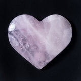 Lavender Rose Quartz Heart, 1.45kg