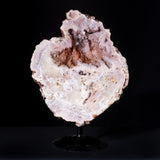 Pink Amethyst Cluster on Metal Stand, 20kg