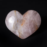 Rose Quartz Heart (Pink & Black), 1.3kg