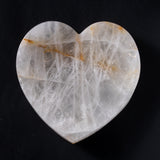 Golden Quartz Healer Heart Bowl, 4.15kg