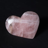 Rose Quartz Heart (Pink & Black), 1.575kg