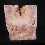 Pink Amethyst Cluster on Metal Stand, 2.95kg