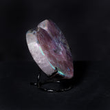 Aura Quartz Heart (Stand & Mini Druzy), 2.25kg