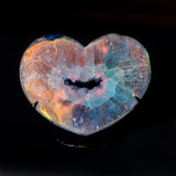 Aura Quartz Heart (Stand & Mini Druzy), 2.25kg