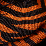 Orange and Black Sculpture Basket
