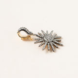 Pave Diamond Sun Pendant