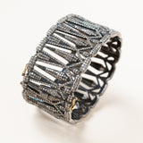 Pave Diamond Skeleton Cuff