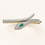 Pave Diamond Snake Cuff