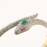 Pave Diamond Snake Cuff