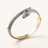 Pave Diamond Snake Cuff