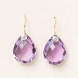 Amethyst Drop Earrings