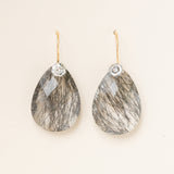 Rutilated Quartz Drop Earrings