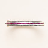 Ruby & Pave Diamond Cuff