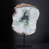 Green Agate with Stand