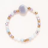 African Brass, Geode & Glass Beads
