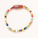 African Trade & Brass Beads with Carnelian