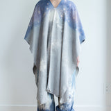 Hand Dyed Cotton/Linen Poncho