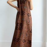 Indonesian Batik Cotton Summer Dress