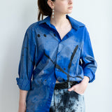 Hand Dyed Cotton Uni Sex Shirt 4