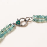Double Strand Emerald Necklace