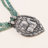 Double Strand Emerald Necklace