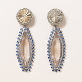 Rutilated Quartz & Citrine Earrings