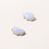Blue Lace Agate Studs