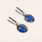 Lapis Moonface Earrings