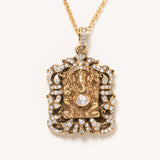 Gold & Diamond Ganesha Pendant