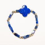 Lapis and Brass Bracelets