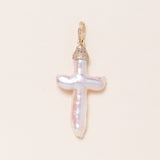 Pearl Cross Pendant