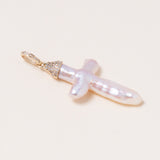 Pearl Cross Pendant