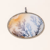 Dendritic Agate Slice Pendant