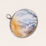Dendritic Agate Slice Pendant