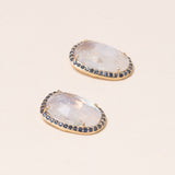Moonstone Studs