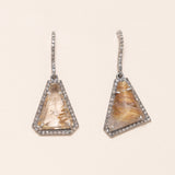 Rutilated Quartz Earrings