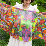 Tulips and Butterfly Scarf