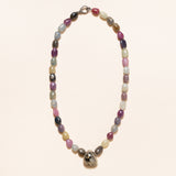 Sapphire & Pyrite Necklace